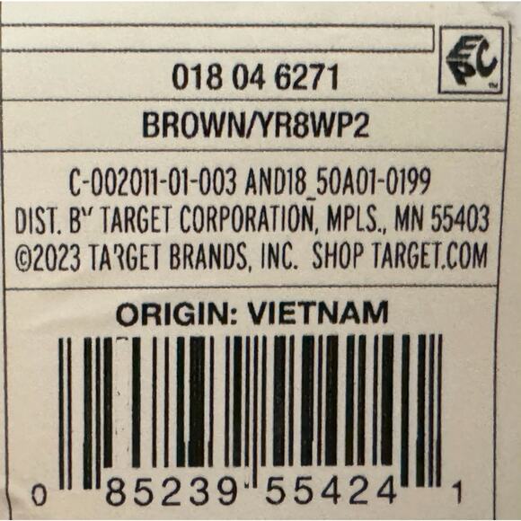 A New Day Women's Small Pants Brown High-Rise Slim Fit Cropped Flare Pull-On - Picture 8 of 9